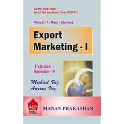 Export Marketing TYBcom Sem 5 Manan Prakashan | NEP 2020