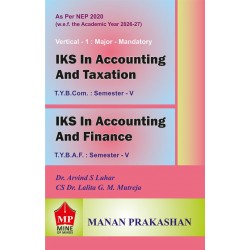 IKS in Accounting and Finance TYBAF Sem 5 Manan Prakashan |