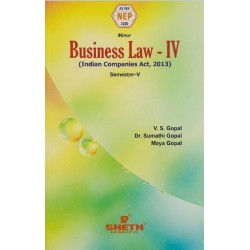 Business Law–IV : The Indian Companies Act, 2013  TYBcom S
