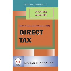 Direct Tax TYBcom Sem 5 Manan Prakashan