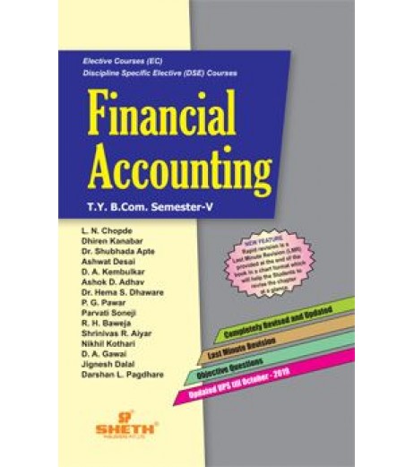Financial Accounting TYBcom Sem 5 Sheth Publication