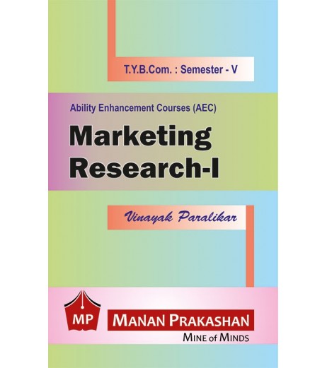 Marketing Research TYBcom Sem 5 Manan Prakashan
