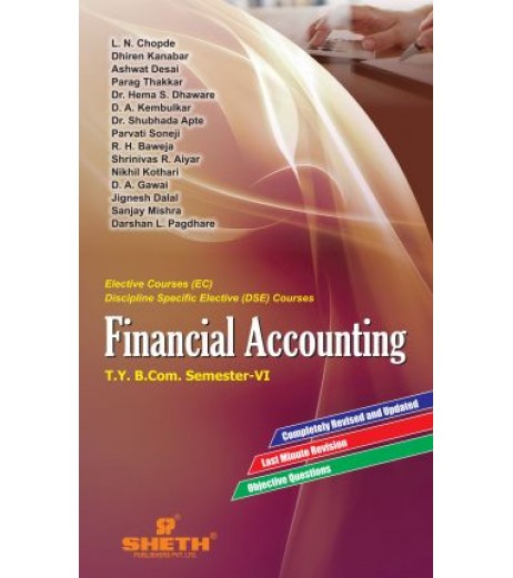 Financial Accounting TYBcom Sem 6 Sheth Publication