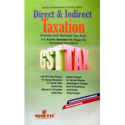 Direct And Indirect Taxation TYBcom Sem 6 Sheth Publication