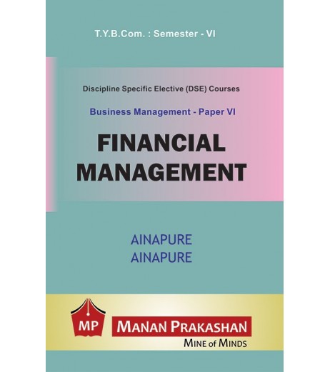 Financial Management TYBcom Sem 6 Manan Prakashan