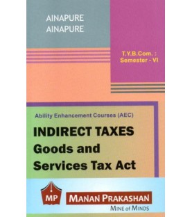 Indirect Tax Tybcom Sem 6 Manan Prakashan