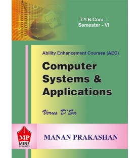 Computer System and Application TYBcom Sem 6 Manan Prakashan