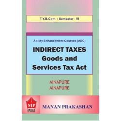 Indirect Tax Tybcom Sem 6 Manan Prakashan