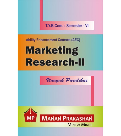 Marketing Research 2 TYBcom Sem 6 Manan Prakashan