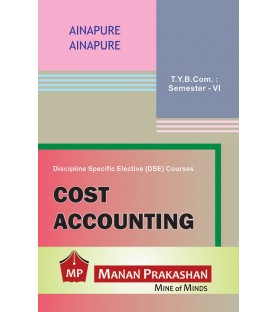 Cost Accounting TYBcom Sem 6 Manan Prakashan