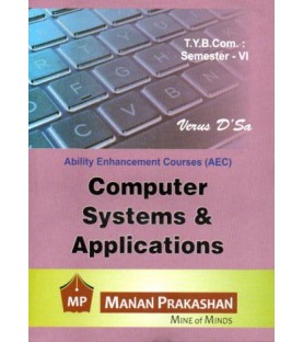 Computer System and Application TYBcom Sem 6 Manan Prakashan