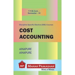 Cost Accounting TYBcom Sem 6 Manan Prakashan