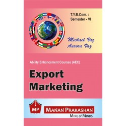 Export Marketing TYBcom Sem 6 Manan Prakashan