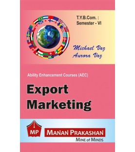Export Marketing TYBcom Sem 6 Manan Prakashan