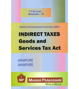 Indirect Tax Tybcom Sem 6 Manan Prakashan