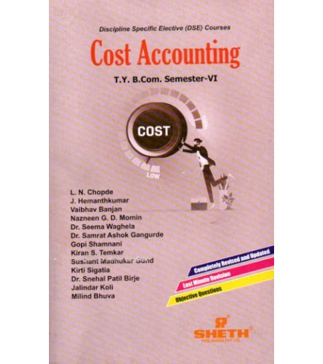 Cost Accounting TYBcom Sem 6 Sheth Publication