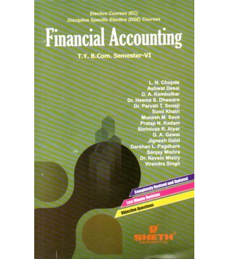 Financial Accounting TYBcom Sem 6 Sheth Publication