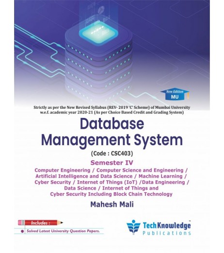 Database Management System Second year Sem IV Computer Engg Tech-knowledge Publication