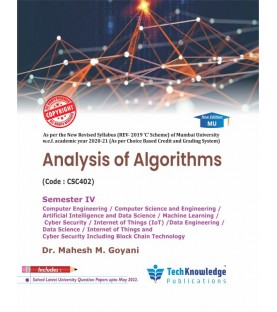 Analysis of Algorithms Second year Sem IV Computer Engg Techknowledge Publication