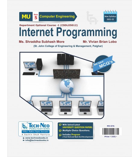 Internet Programming Sem 5 Computer Engineering Techneo Publication Mumbai University