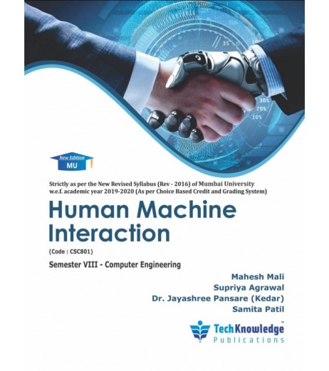 Human Machine Interaction Final year Sem VIII Computer Engg Techknowledge Publication Sem 8 Comp. Engg - SchoolChamp.net