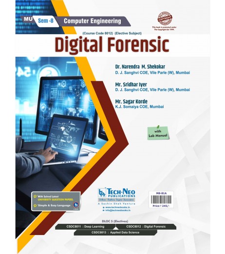 Digital Forensics Final year Sem 8 Computer Engg Techneo Publication