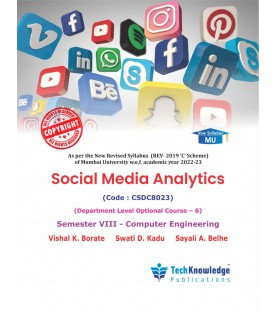 Social Media analytics Sem 8 Computer Engg Techknowledge Publication