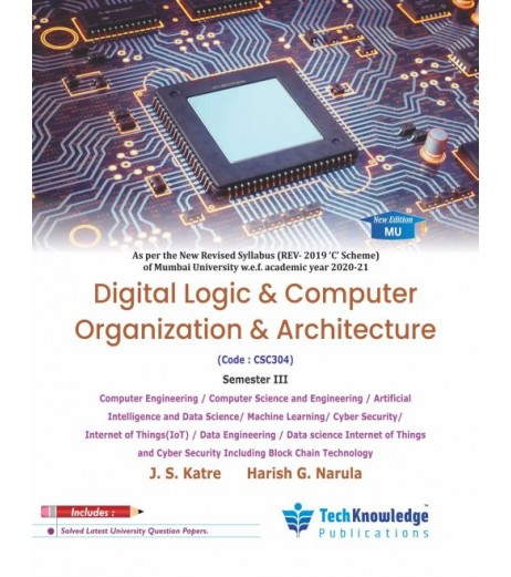 Digital Logic & Computer Organization & Architecture Second Year Sem 3 Computer Engg Techknowledge Publication