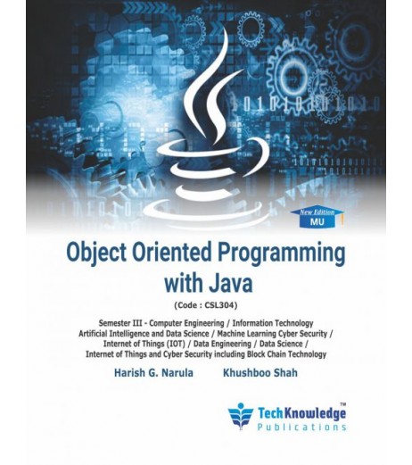 Object Oriented Programming With Java  Second Year Sem 3 Computer Engg Techknowledge Publication