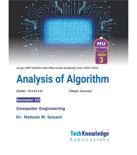 Analysis of Algorithm Sem 3 Computer Engg Techknowledge Publication | NEP 2020