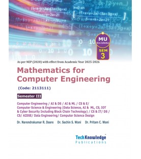 Mathematics for Computer Engineering  Sem 3 Computer Engg Techknowledge Publication | NEP 2020