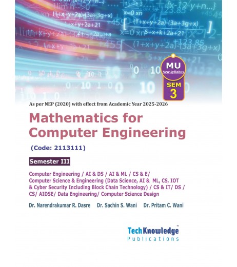 Mathematics for Computer Engineering  Sem 3 Computer Engg Techknowledge Publication | NEP 2020