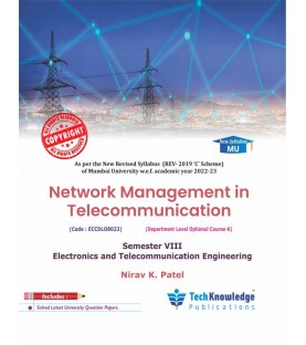 Network Management in Telecommunication  Sem 8 E &TC Engineering Tech-knowledge Publication | Mumbai University