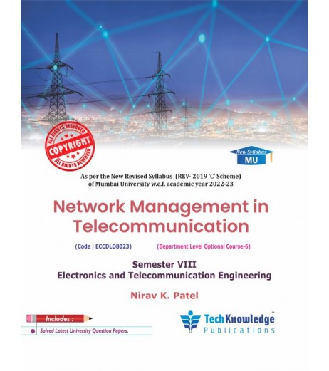 Network Management in Telecommunication  Sem 8 E &TC Engineering Tech-knowledge Publication | Mumbai University