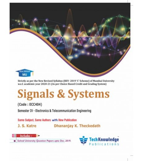 Signal And System Sem IV E&TC Techknowledge Publication Sem 4 E&TC Engg - SchoolChamp.net