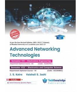 Advanced Networking Technologies  Sem 8 E &TC Engineering Tech-knowledge Publication | Mumbai University