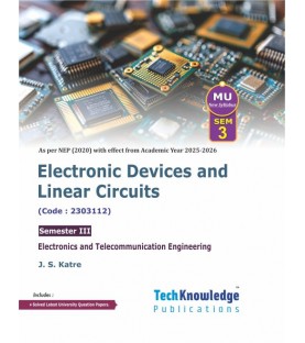 Electronic Devices and Circuits 3 E and TC Engineering | Techknowledge Publication | Mumbai University