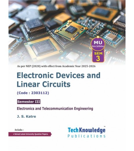 Electronic Devices and Circuits 3 E and TC Engineering | Techknowledge Publication | Mumbai University