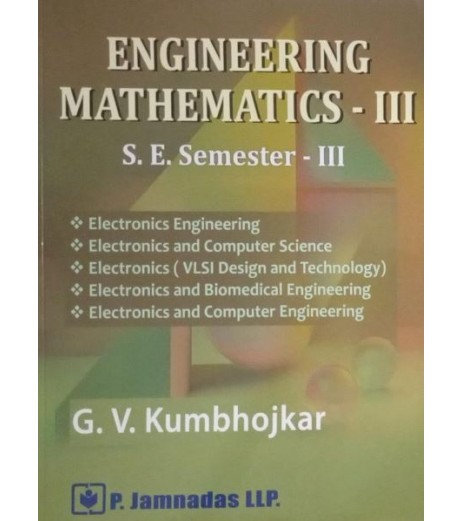 Engineering Mathematics 3 By Kumbhojkar electrical, electronic & telecommunication Engineering, Instrumentation and biomedical engineering  Sem 3