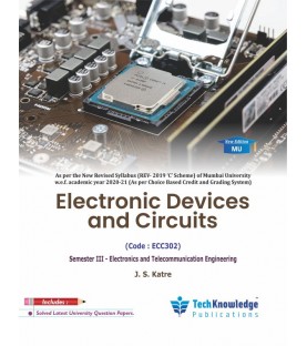 Electronic Devices and Circuits 3 E and TC Engineering | Techknowledge Publication | Mumbai University