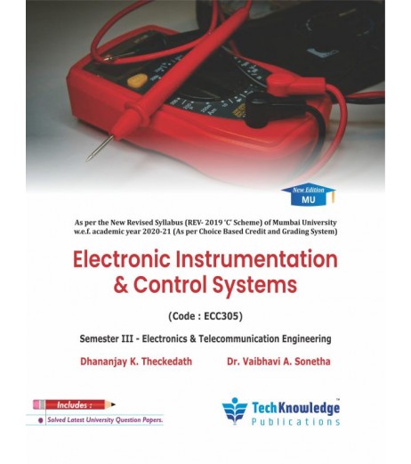 Electronic Instrumentation and Control System Sem 3 E and TC Engineering | Techknowledge Publication | Mumbai University