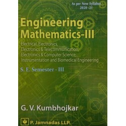 Engineering Mathematics 3 By Kumbhojkar electrical, electronic & telecommunication Engineering, Instrumentation and biomedical engineering  Sem 3