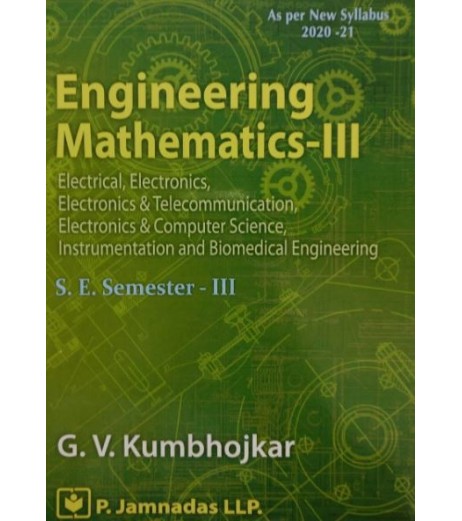 Engineering Mathematics 3 By Kumbhojkar electrical, electronic & telecommunication Engineering, Instrumentation and biomedical engineering  Sem 3
