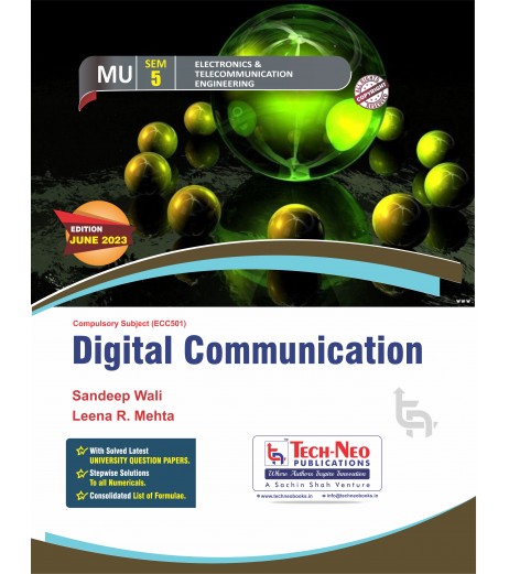 Digital Communication Sem 5 E&TC Engineering | Tech-Neo Publication | Mumbai University