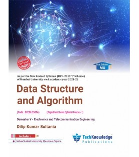 Data Structure and Algorithm Sem 5 E&TC Engineering | Techknowledge Publication | Mumbai University