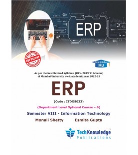 Enterprise Resource Planning (ERP) Final year Sem 8 IT Engg Techknowledge Publication
