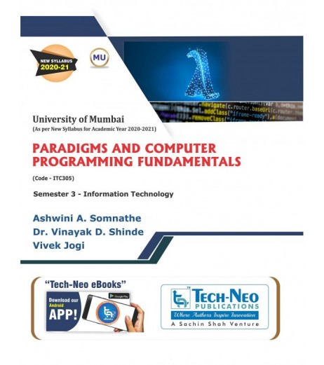 Paradigms and Computer Programming Fundamentals Second Year Sem 3 IT Engg Techneo Publication