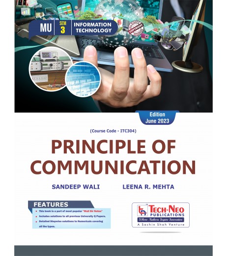 Principle of Communication Second Year Sem 3 IT Engg Techneo Publication