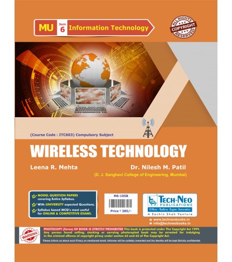 Wireless Technology  Sem 6 IT Engg Tech-Neo Publication | Mumbai University