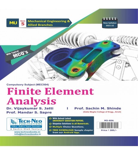 Finite Element Analysis | Sem 5 Mechanical Engineering | Techneo Publication Sem 5 Mech. Engg - SchoolChamp.net